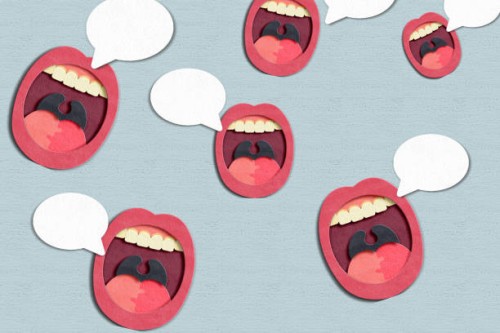 open mouth seamless pattern with speech bubble - fashion stock pictures, royalty-free photos & images