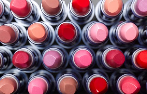 overhead view of lipsticks - fashion stock pictures, royalty-free photos & images