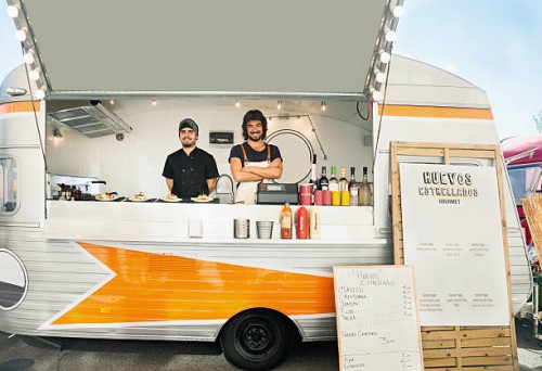 owning a food truck - junk food stock pictures, royalty-free photos & images