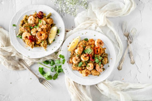 paella - food stock pictures, royalty-free photos & images