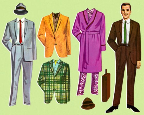 paper doll mann und outfits - fashion stock-grafiken, -clipart, -cartoons und -symbole