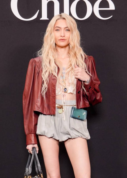 Paris Jackson at the Chloé Fall RTW 2025 fashion show as part of Paris Fashion Week on March 6, 2025 in Paris, France.