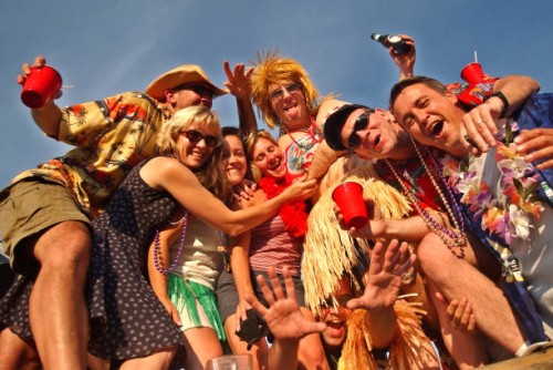 Parrotheads at Jimmy Buffet concert last summer.