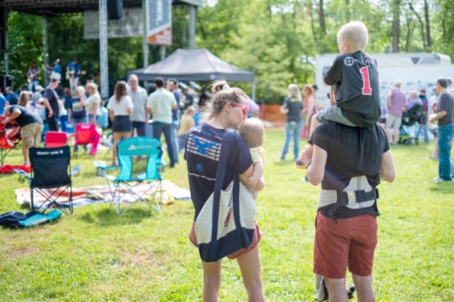 people having fun at the river park concert in hillsborough, north carolina, usa, on april 29, 2023 - concert stock pictures, royalty-free photos & images