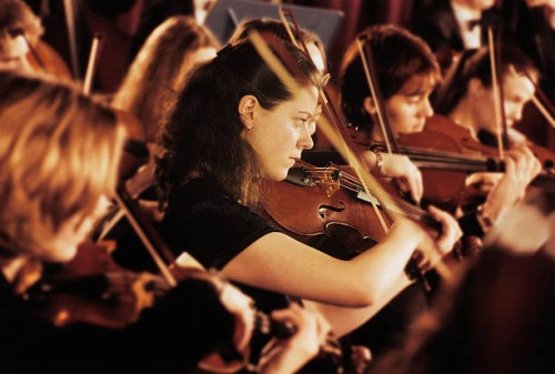 performing orchestra - concert stock pictures, royalty-free photos & images
