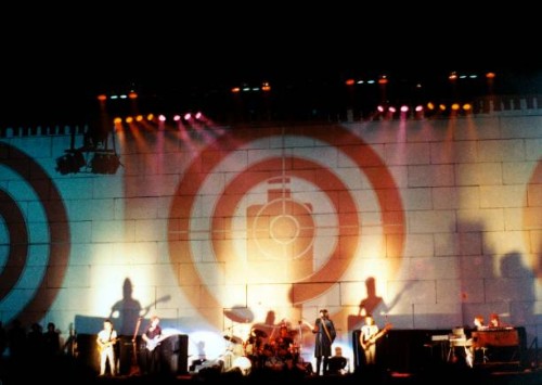 Photo of PINK FLOYD, performing live onstage - The Wall concert