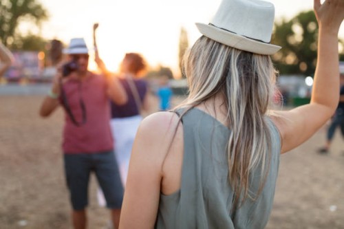 photographing at music festival - concert stock pictures, royalty-free photos & images