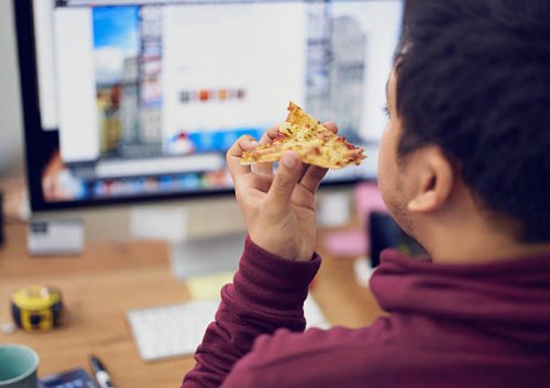 pizza browsing - junk food stock pictures, royalty-free photos & images