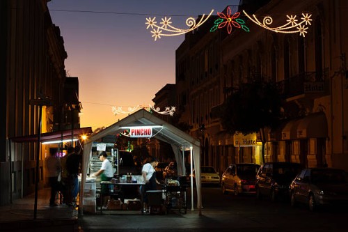 ponce, plaza las delicias - junk food stock pictures, royalty-free photos & images