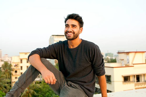 portrait of a beautifull smiling man - fashion stock pictures, royalty-free photos & images