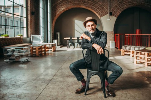 portrait of a handsome smiling man. - fashion stock pictures, royalty-free photos & images