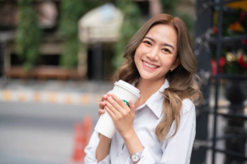 portrait of a young adult asian woman - junk food stock pictures, royalty-free photos & images