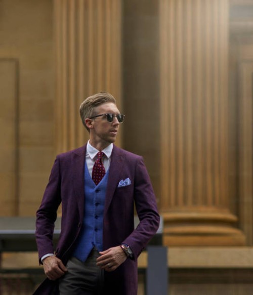 portrait of fashion blogger steve tilbrook - fashion stock pictures, royalty-free photos & images