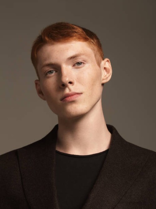 portrait of young handsome man - fashion stock pictures, royalty-free photos & images