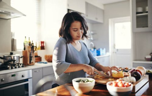 preparing her favourite dish - food stock pictures, royalty-free photos & images