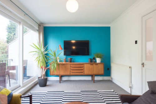 property interiors - home decoration stockfoto's en -beelden