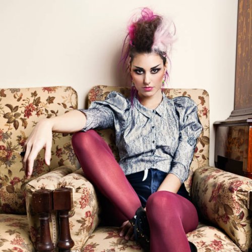 punk - hairstyle stock pictures, royalty-free photos & images