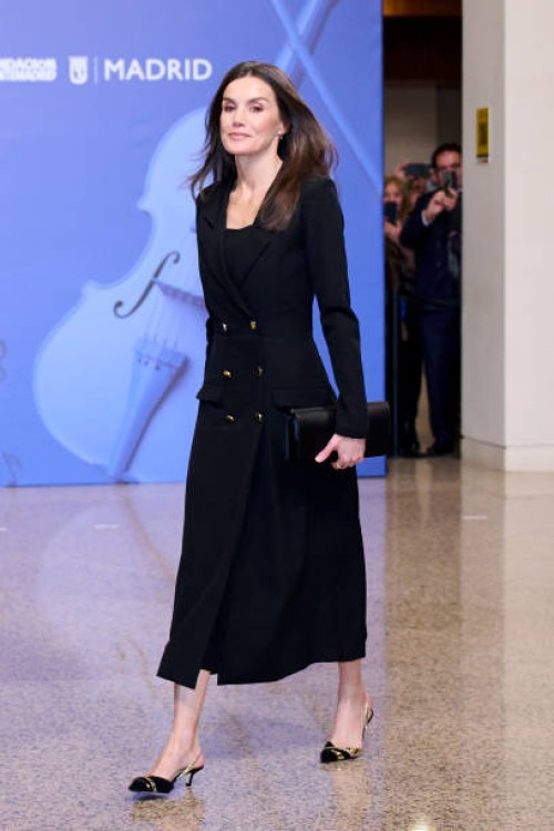 Queen Letizia of Spain attends the "In Memoriam" Concert 2025 to tribute the victims of terrorism at the Auditorio Nacional de Música on March 06,...