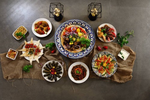 ramadan buffet - food stock pictures, royalty-free photos & images