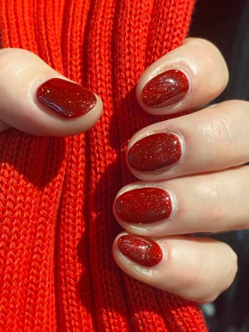 red nails polish - nails art stock pictures, royalty-free photos & images