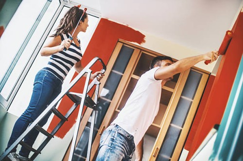 redecorating apartment. - home decoration stock pictures, royalty-free photos & images