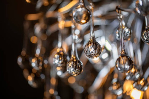 reflection in crystal bulbs - home decoration stock pictures, royalty-free photos & images