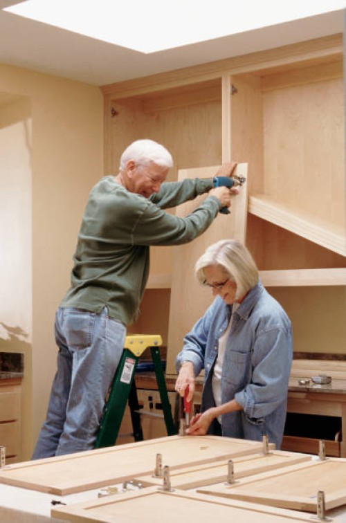 remodeling the kitchen - home decoration stock pictures, royalty-free photos & images