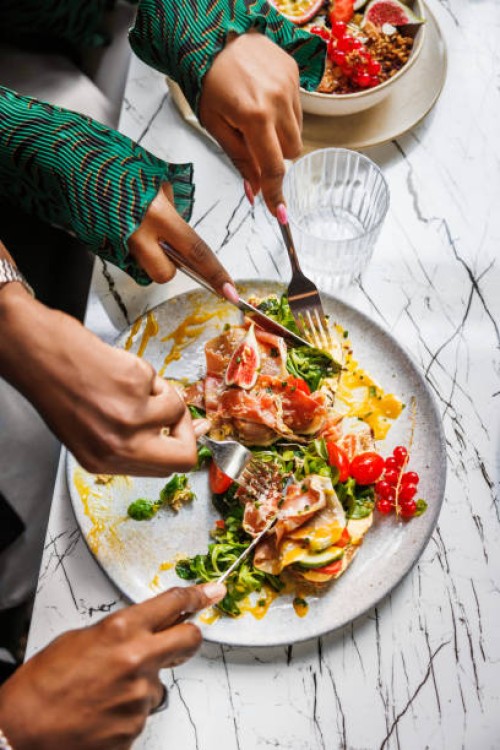 savoring a delicious gourmet meal - food stock pictures, royalty-free photos & images