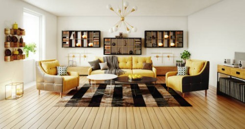 scandinavian living room - home decoration stock pictures, royalty-free photos & images