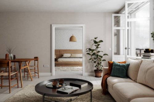 scandinavian style apartment interior - home decoration stock pictures, royalty-free photos & images