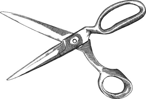 scissors - fashion stock illustrations