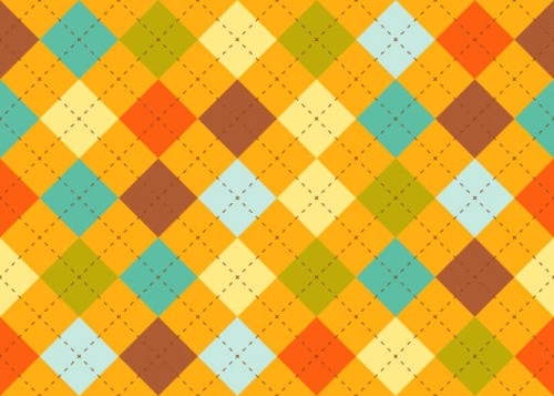 seamless argyle fabric retro fabric pattern - fashion stock illustrations