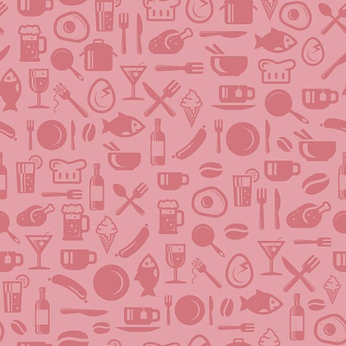 seamless foods pattern - food stock illustrations