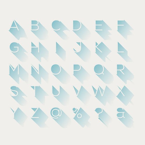 shadow alphabet - fashion stock illustrations