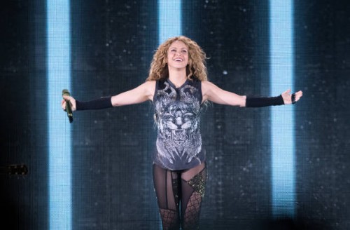 Shakira performs in concert at Madison Square Garden on August 10, 2018 in New York City.