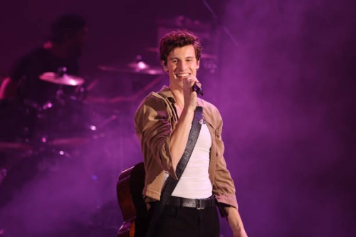Shawn Mendes performs onstage during the 8th annual "We Can Survive" concert hosted by Audacy at Hollywood Bowl on October 23, 2021 in Los Angeles,...