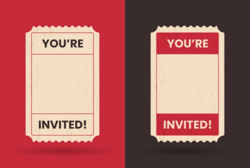 sie sind eingeladenevent-ticket - concert stock-grafiken, -clipart, -cartoons und -symbole