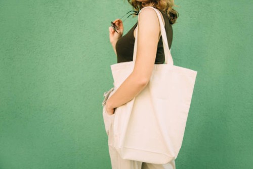 simple flax eco bag - fashion stock pictures, royalty-free photos & images
