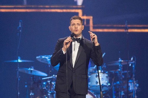 Singer-songwriter Michael Bublé performs in concert at the Frank Erwin Center on August 3, 2014 in Austin, Texas.