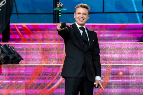 Singer Luis Miguel performs on stage at Coruna Sounds on July 21, 2024 in A Coruna, Spain.