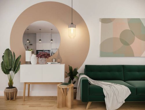 small, colorful living room - home decoration stock pictures, royalty-free photos & images