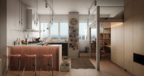 small home interior - home decoration stock pictures, royalty-free photos & images