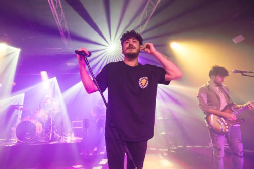 Spanish singer Cepeda presents his "Sempiterno" album in concert at Suite Festival 2023 in Razzmatazz on April 13, 2023 in Barcelona, Spain.