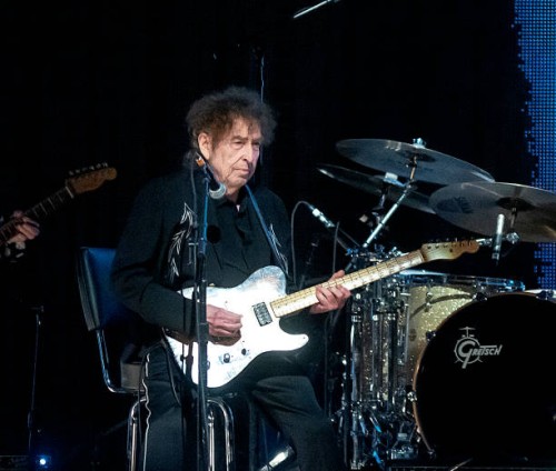 Speacial guest Bob Dylan performs in concert during Farm Aid at Ruoff Home Mortgage Music Center on September 23, 2023 in Noblesville, Indiana.