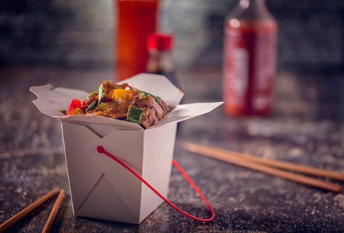 spicy kung pao chicken take out food - junk food stock pictures, royalty-free photos & images