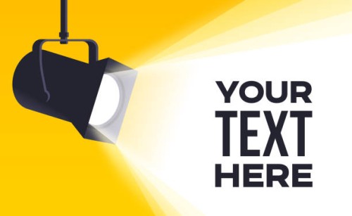 spotlight floodlight your message announcement background - concert stock illustrations