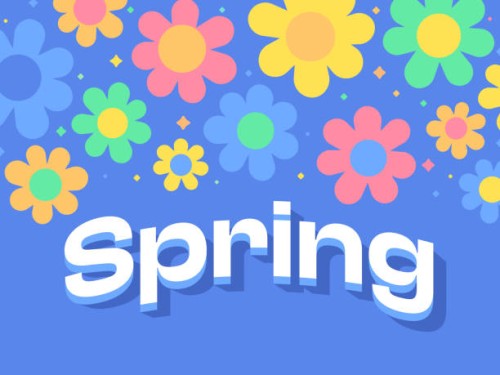spring flower happiness beauty surprise excitement background - garden decoration stock illustrations