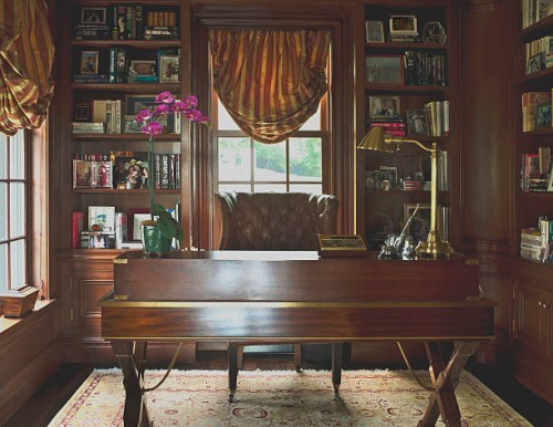 study in estate home. - home decoration stock pictures, royalty-free photos & images