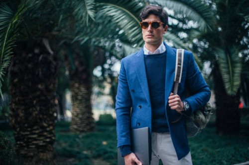 stylish businessman at the park - fashion stock pictures, royalty-free photos & images