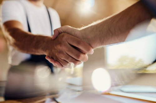 successful agreement at construction site! - home decoration stock pictures, royalty-free photos & images